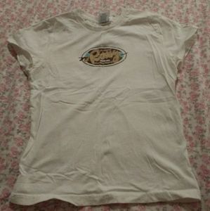 Girl's white Roxy tee